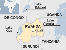 Map of rwanda