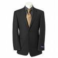 Mens Suit Two Button Black