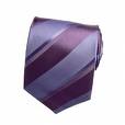 Neck Tie Purple Blue Stripe