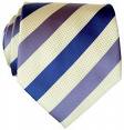 Purple Striped Silk Tie 