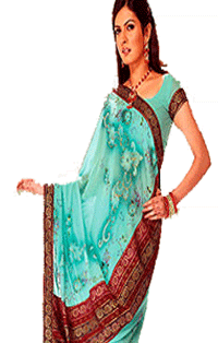 printed designer saries
